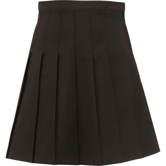 Black Stitch Down Pleated Senior School Skirt