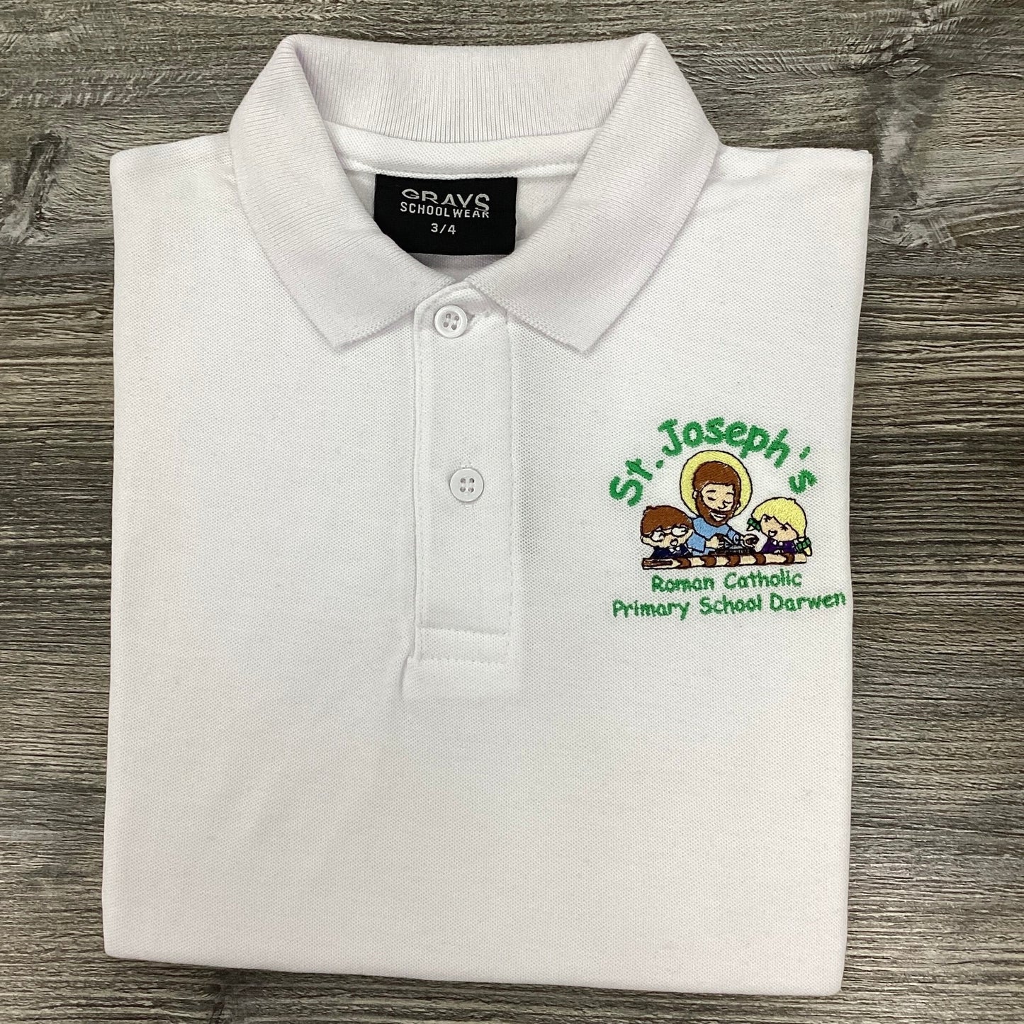 St Joseph’s RC Primary School White Polo