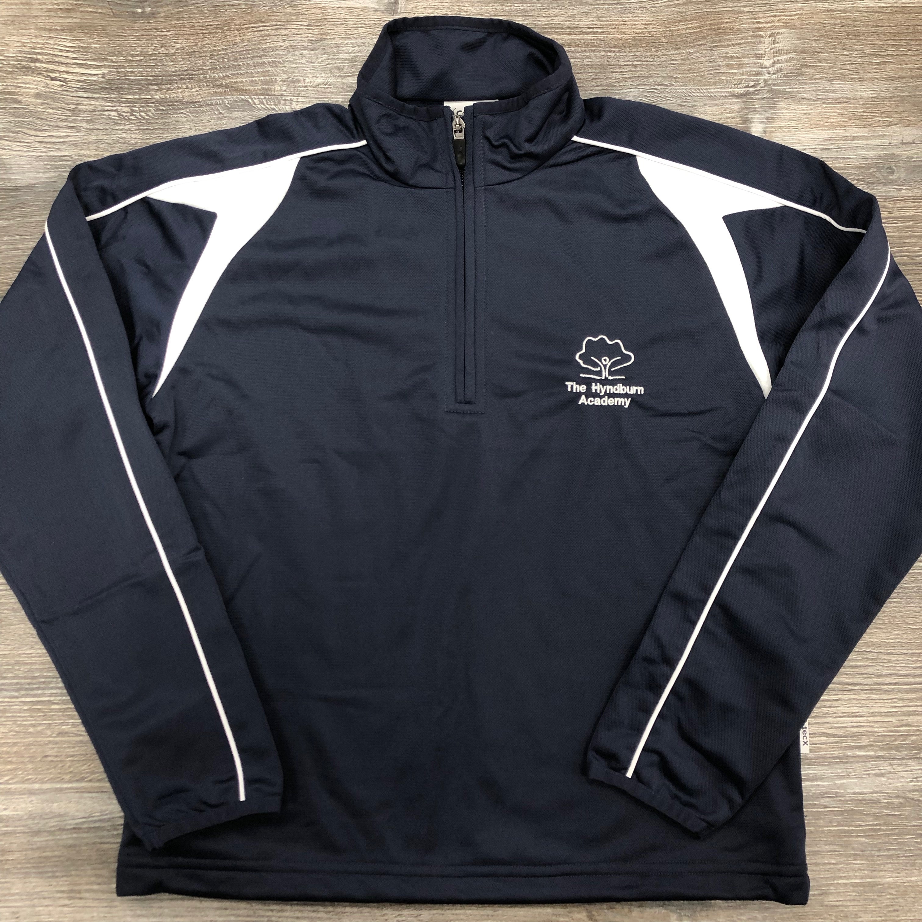 Hyndburn Academy 1/4 Zip Top – Grays Schoolwear